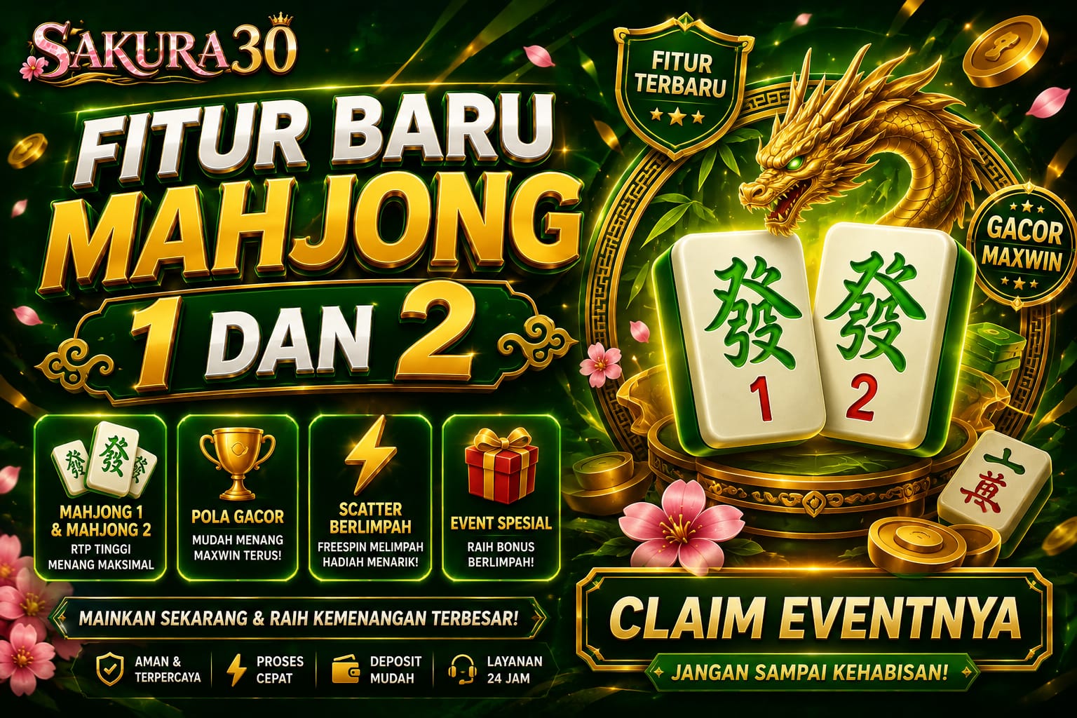Fitur Mahjong 1 dan 2
